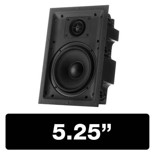 Install In-Wall 5.25" Speakers [Pair]